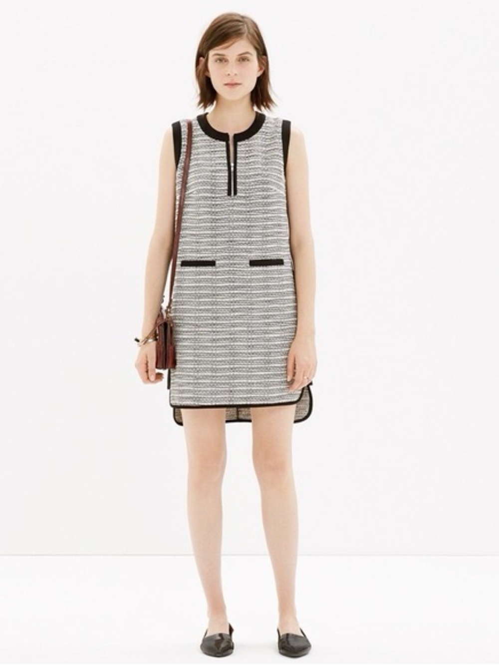 Madewell Tweed Shift Dress